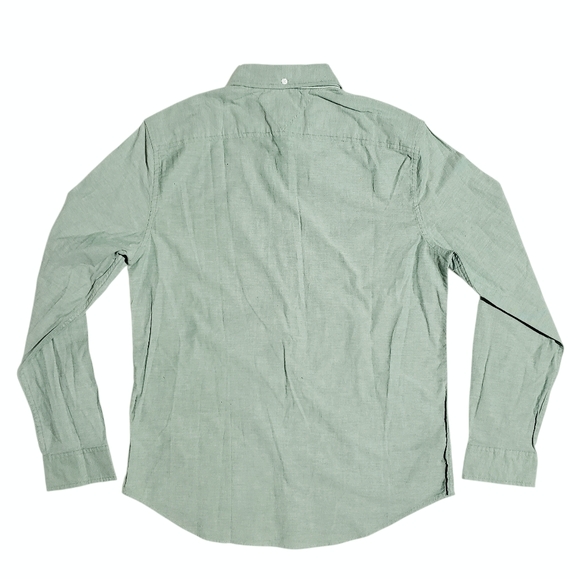 Tommy Hilfiger Mens Slim Fit Stretch Cotton Oxford Shirt Light Green Large NWT - Picture 4 of 5